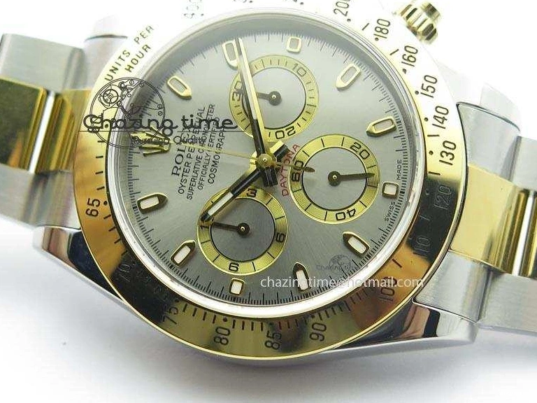 JF SS 116523 Gray On Best Bracelet A7750 YG Edition SS YG Dial Daytona 0312